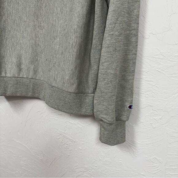 Champion Reverse Weave Grey Turtleneck Sweater Womens 2X Pullover Casual Boxy - Picture 2 of 11